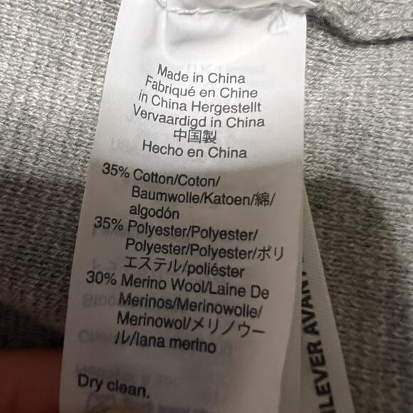 J.Crew Sweater Blazer Womens XS Sophie Preppy Academia J0244 Gray Wool Blend - Picture 4 of 8